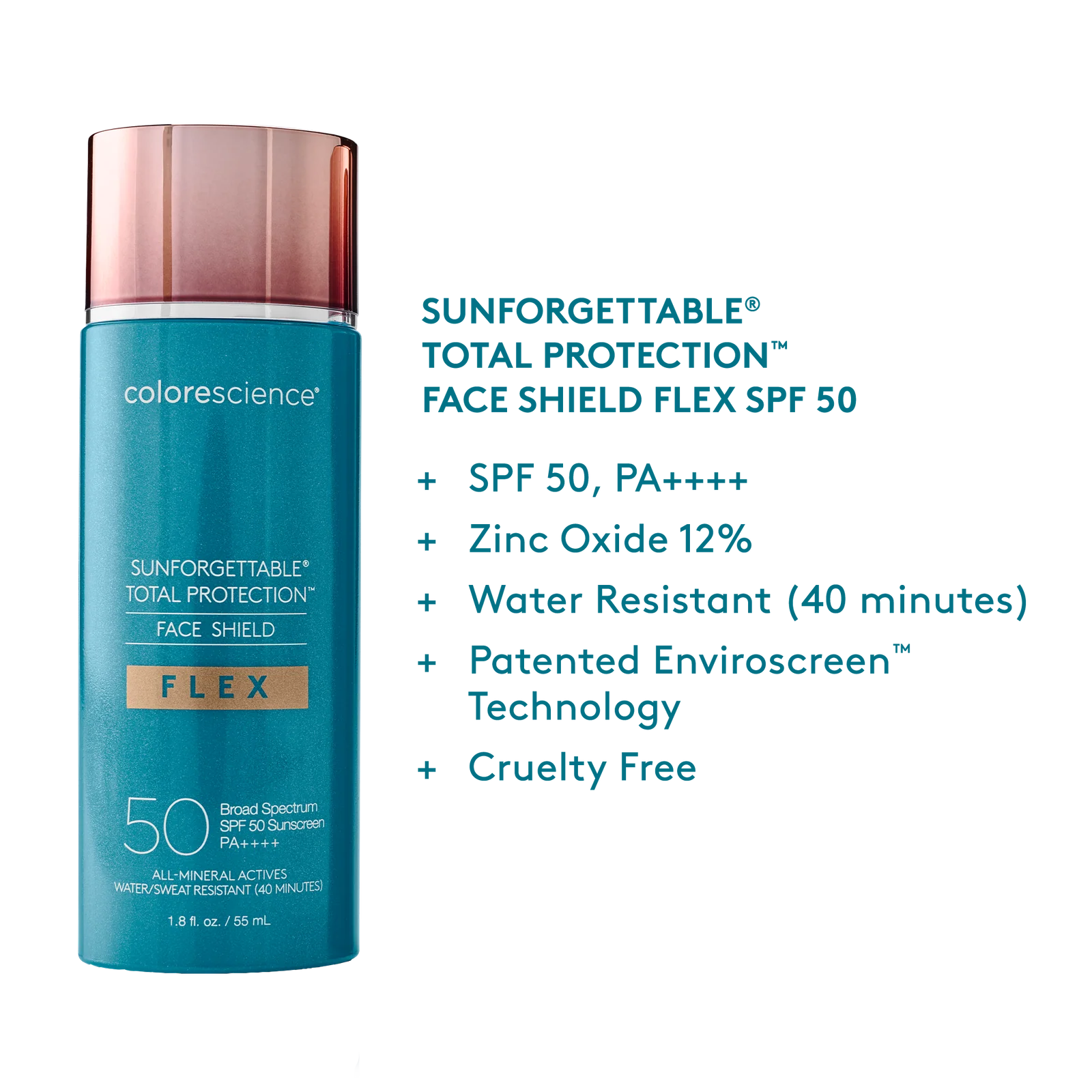 CLORESCIENCE Light Sunforgettable ® Protección Total ® Protector Facial Flex SPF 50