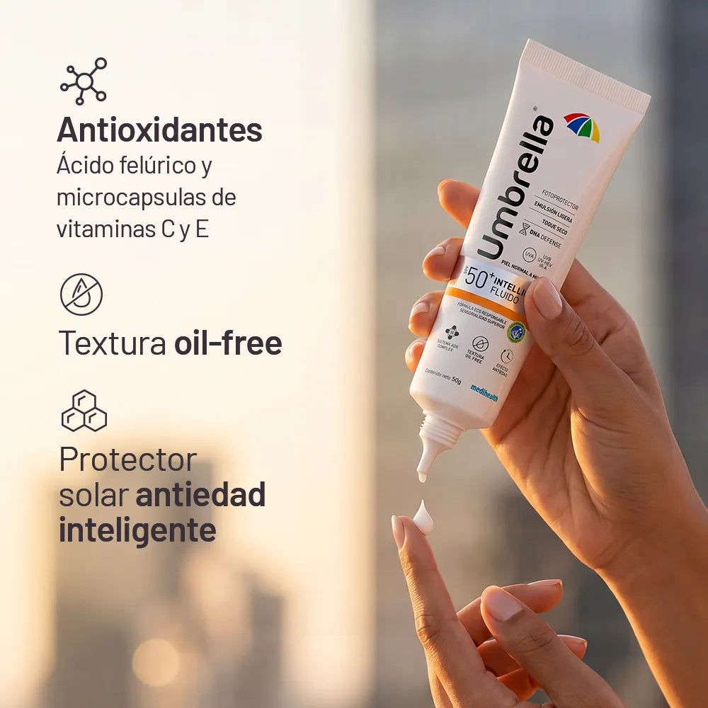 UMBRELLA INTELLIGENTE FLUIDO SPF50+ TUBO X 50GR