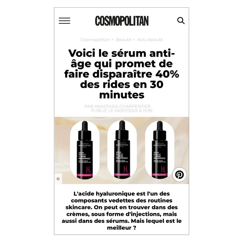 NOVEXPERT Sérum Booster 3,2% Ácido Hialurónico 30ml