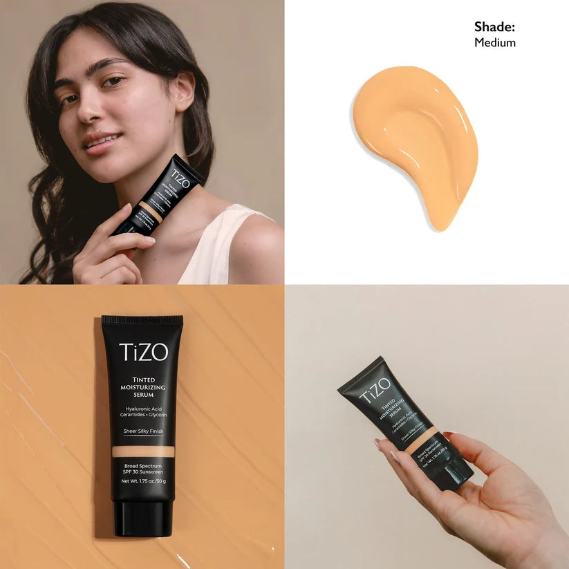TiZO Tinted Moisturizing Serum Medium-Deep SPF 30 Sunscreen